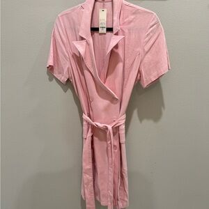 Francesca's  Light Pink Blazer Dress